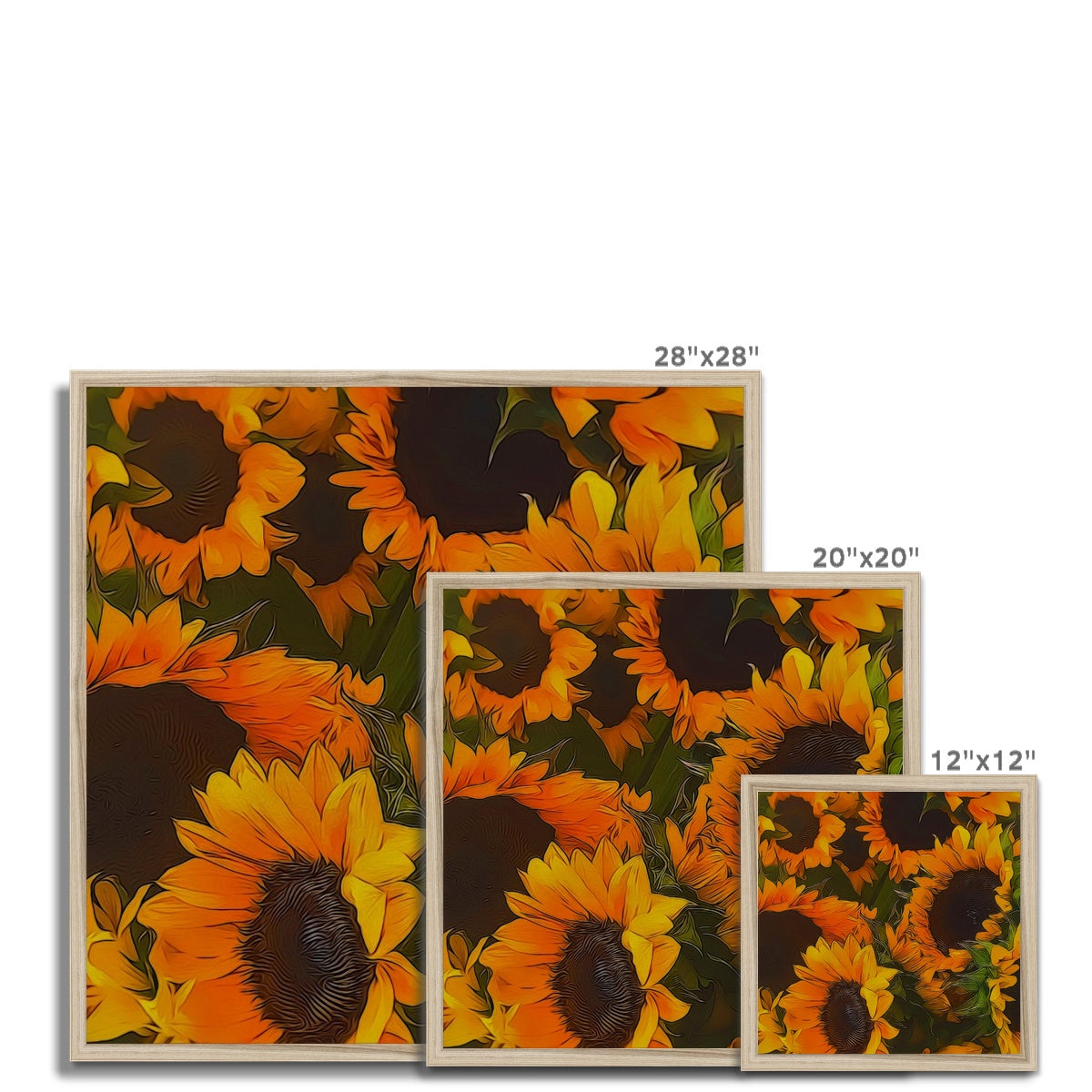 Sunflowers Framed Print