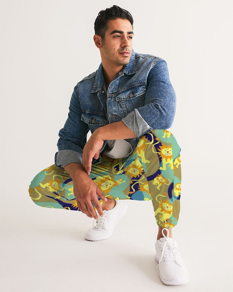Lion Pattern Men's Track Pants