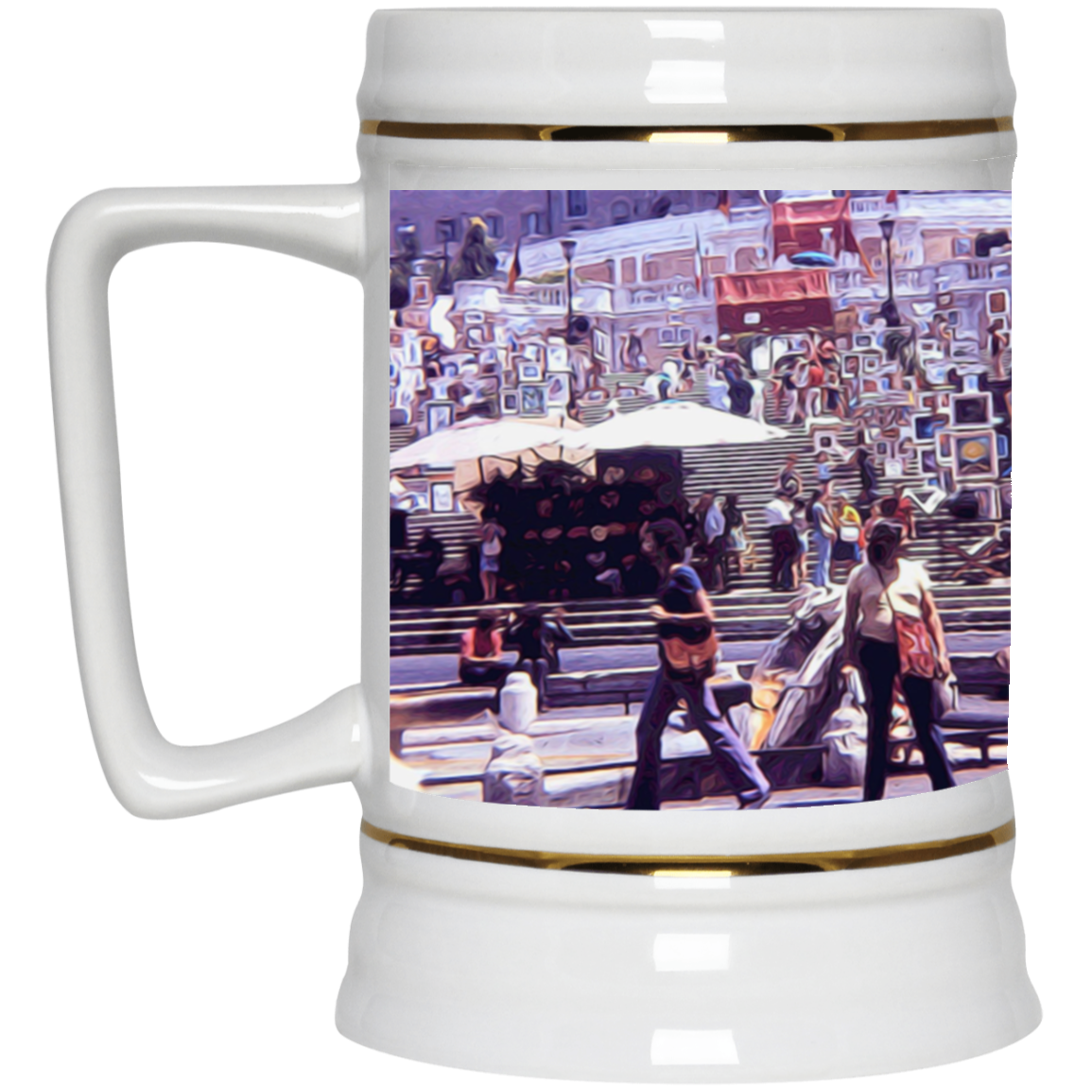 artmarketonthesteps2 22217 Beer Stein 22oz.