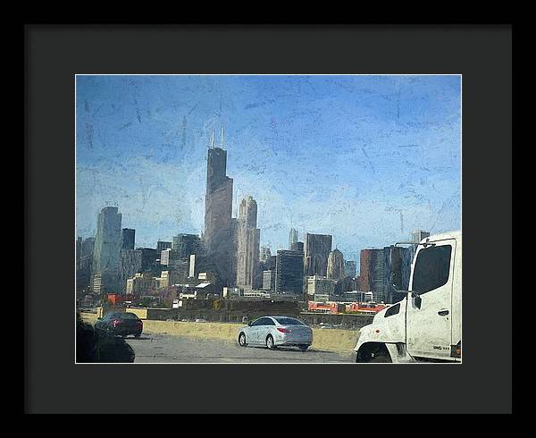A Clear Drive Chicago - Framed Print