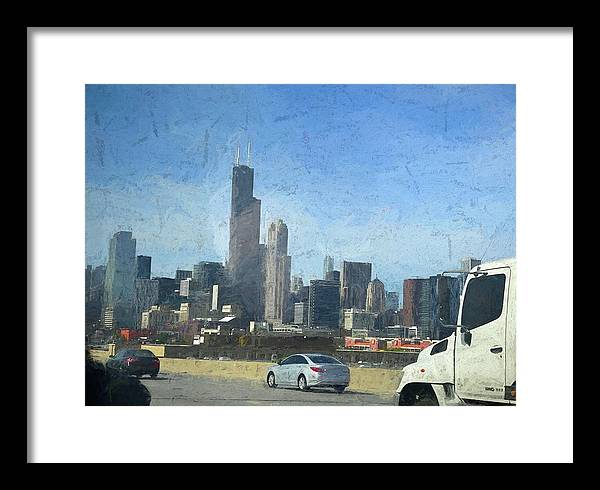 A Clear Drive Chicago - Framed Print