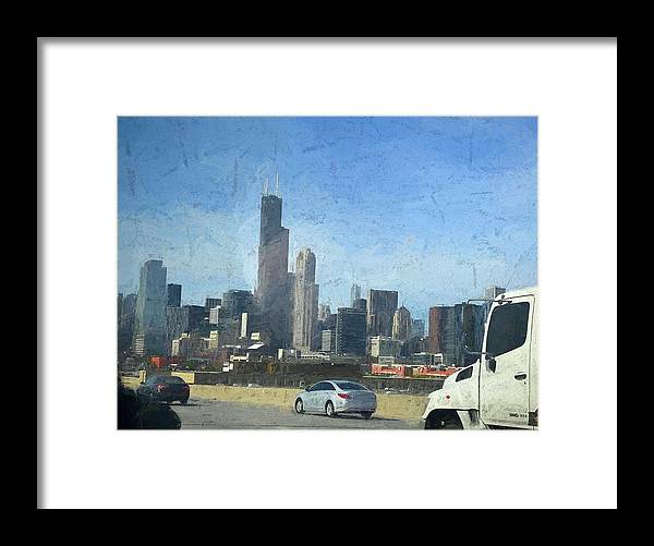 A Clear Drive Chicago - Framed Print