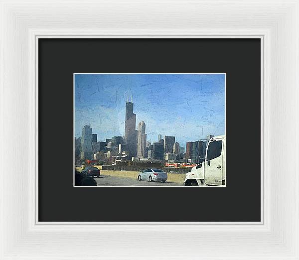 A Clear Drive Chicago - Framed Print