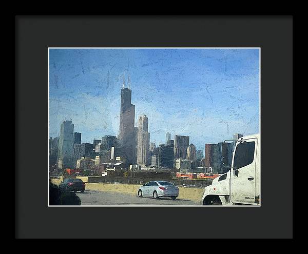 A Clear Drive Chicago - Framed Print