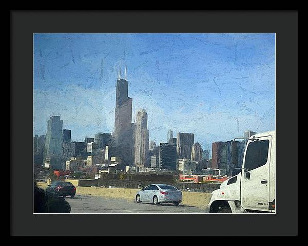 A Clear Drive Chicago - Framed Print
