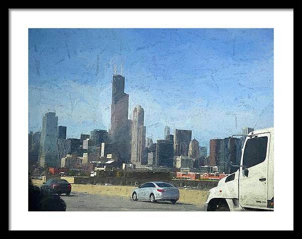 A Clear Drive Chicago - Framed Print
