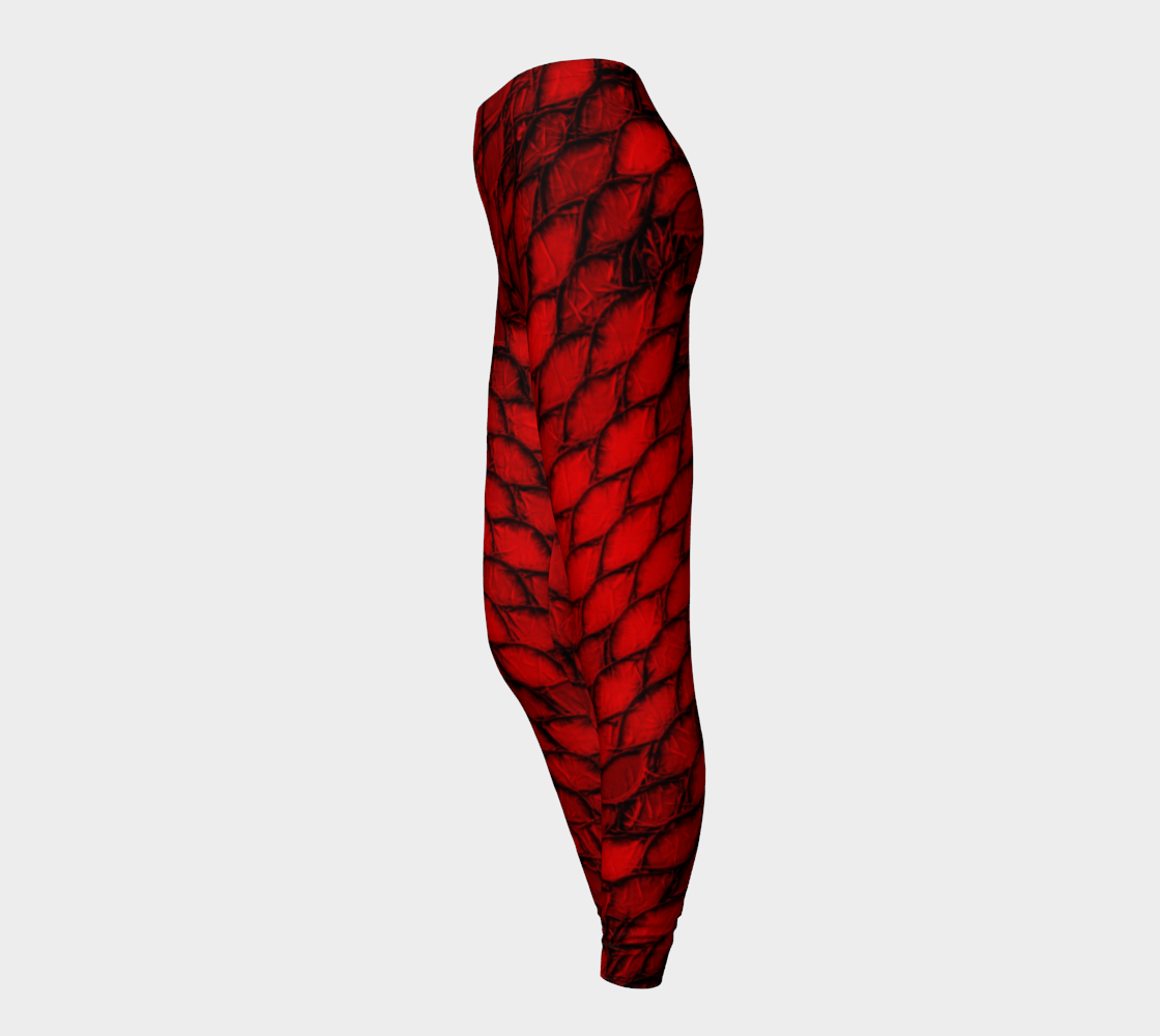 Red Dragon Scales Leggings