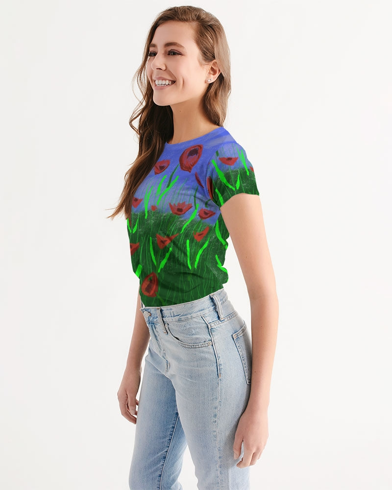 Field Of Poppies Women's Tee