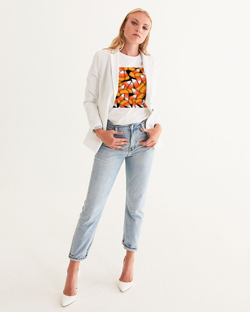 Candy Corn Pattern Women's Graphic Tee