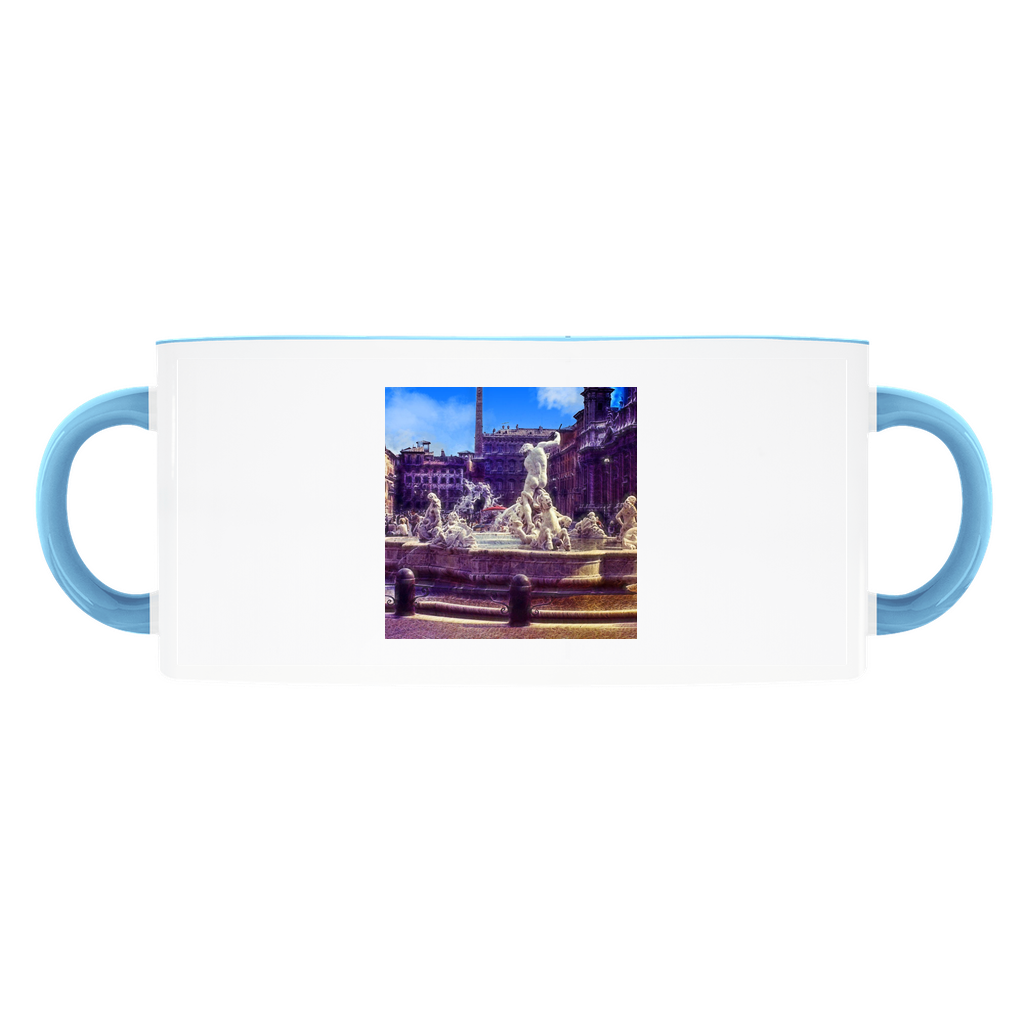 Fountain In Italy Accent Mugs