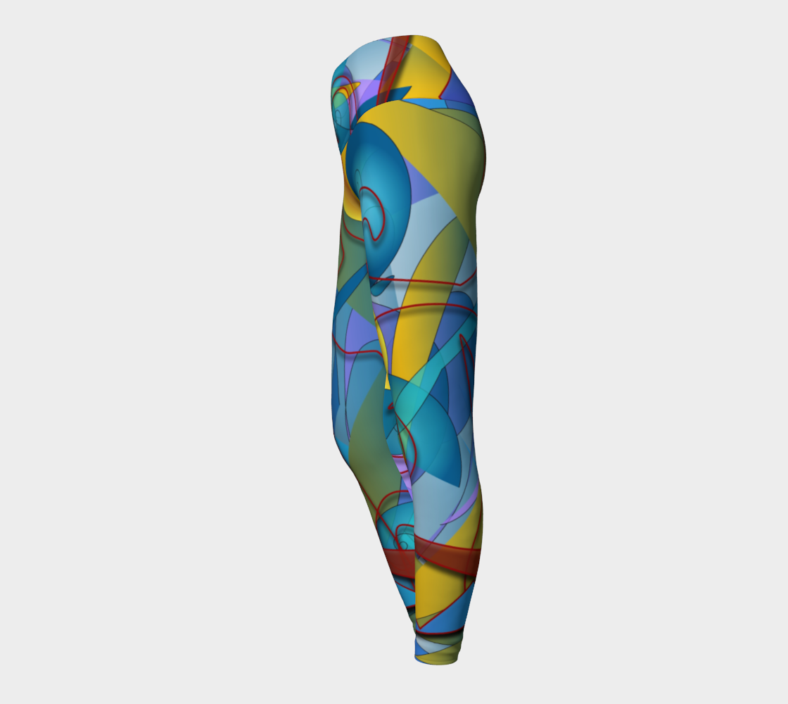 Geometry Collage Yoga Leggings