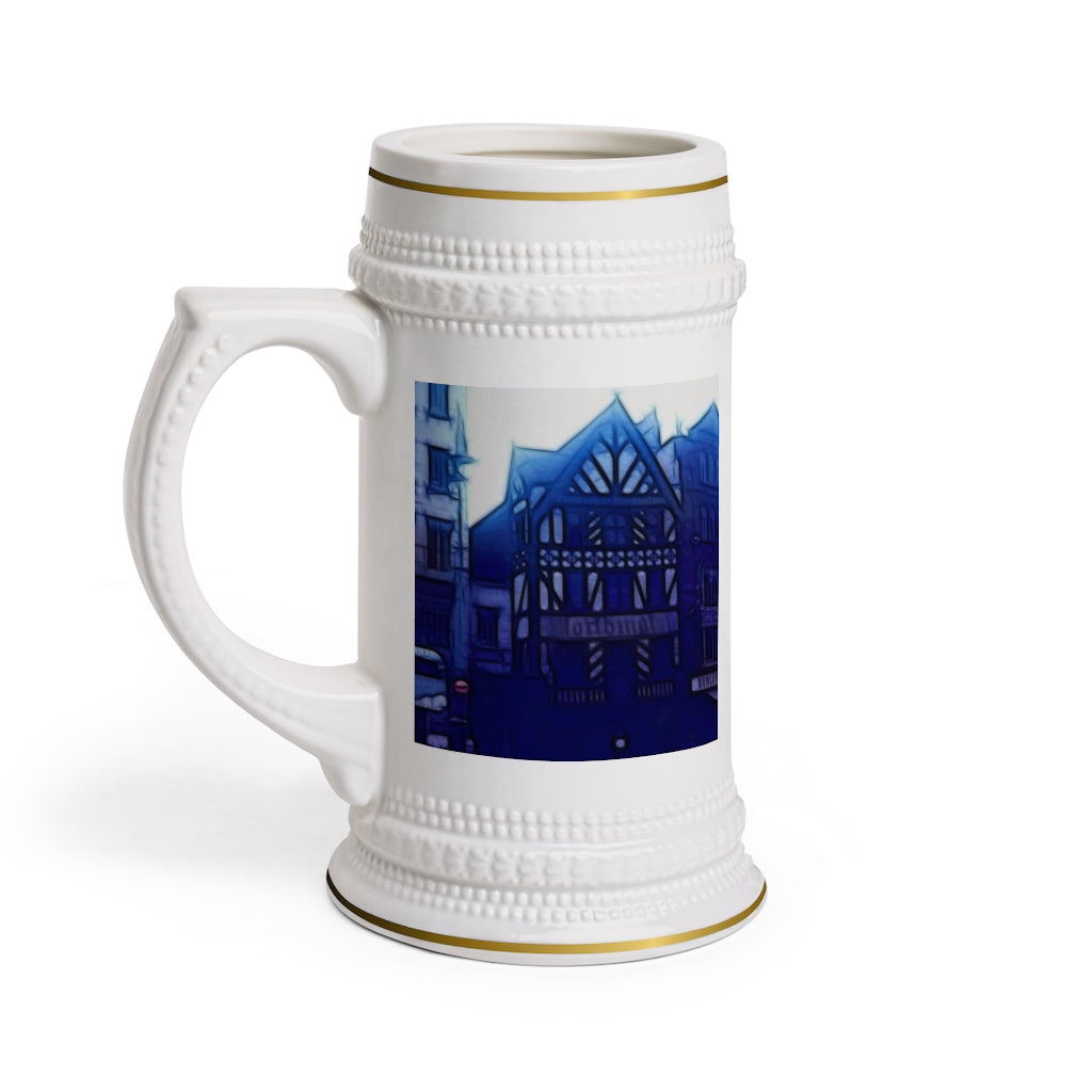 Blue London Stein Mug
