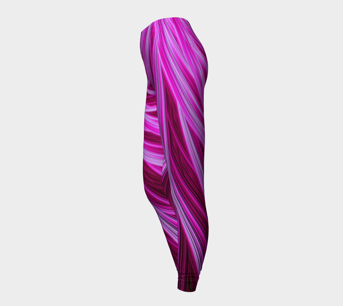 Pink Fractal 18 Leggings
