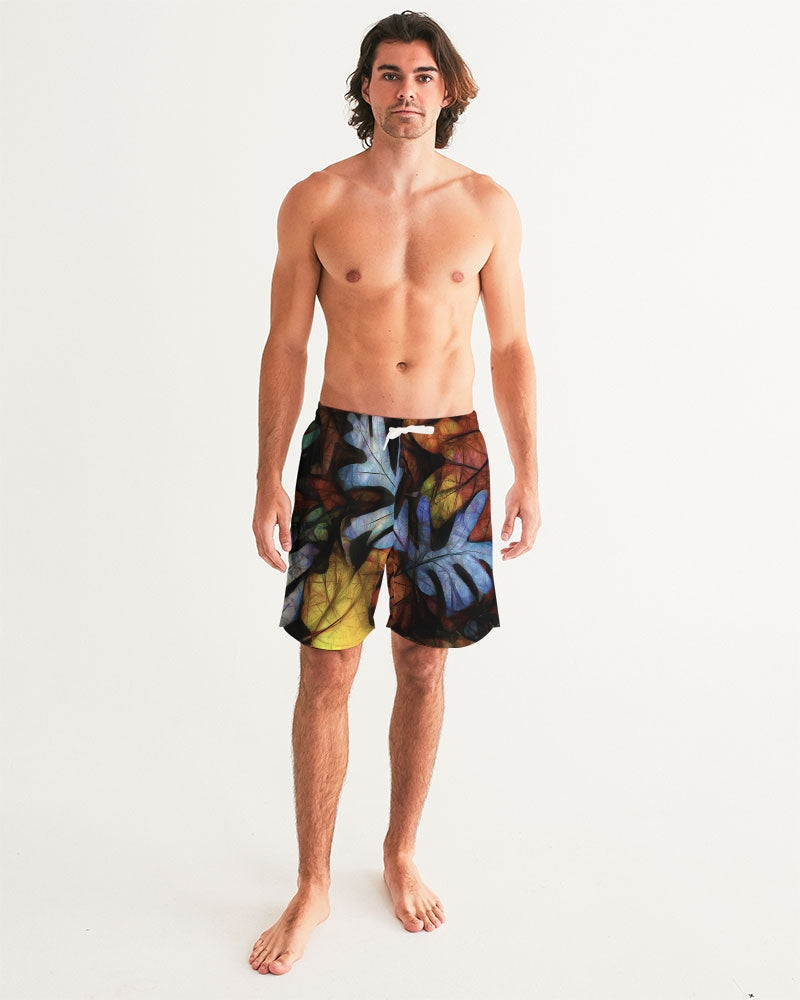 Mid October Leaves Men's Swim Trunk
