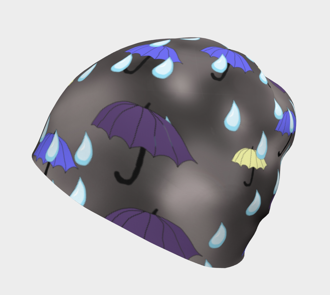 Rain and Umbrellas Hat