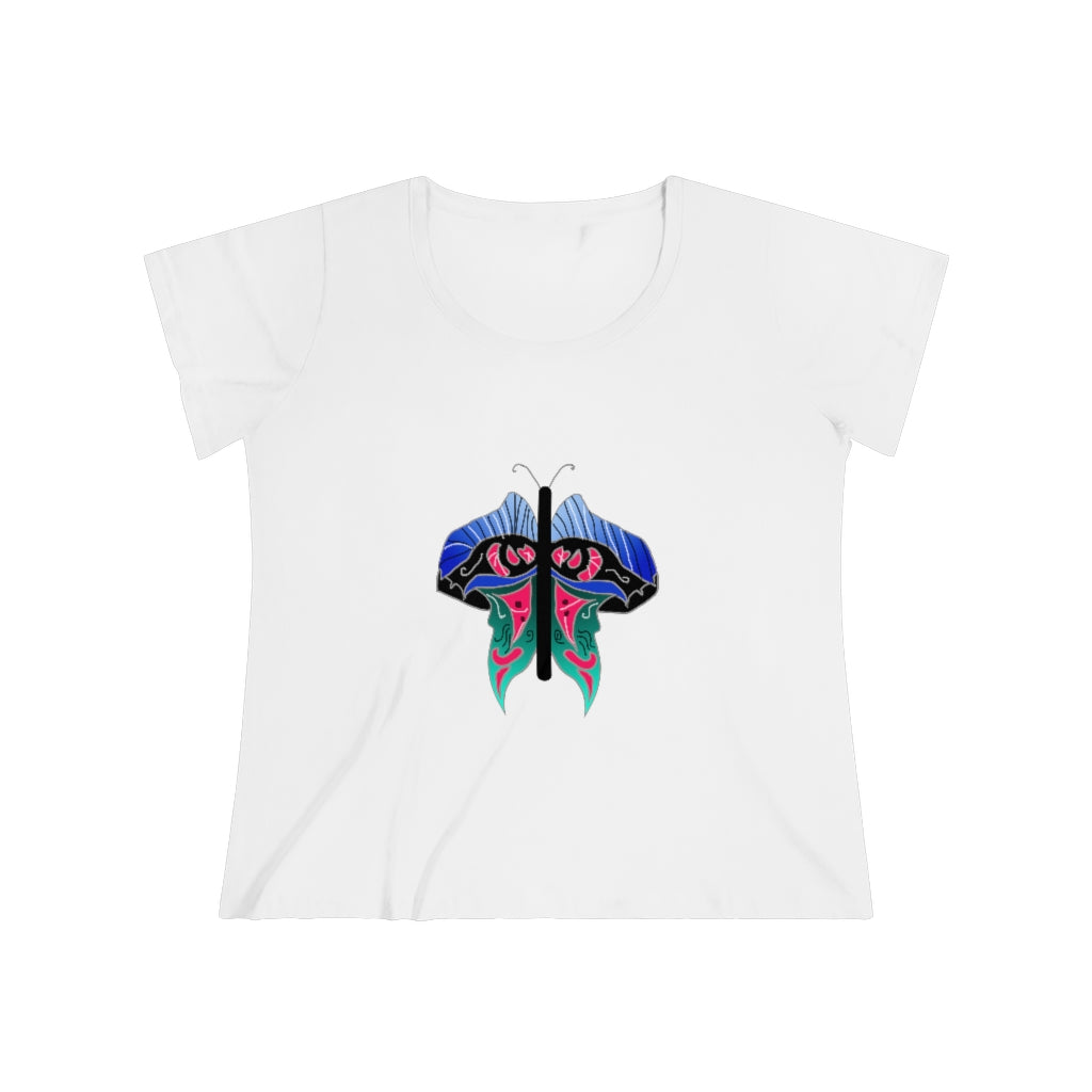 Butterfly 2 Women's Curvy Tee