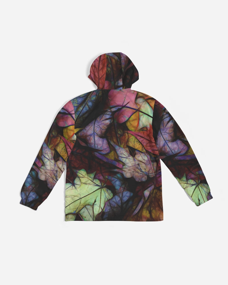 Fall Leaves Abstract Men's Windbreaker