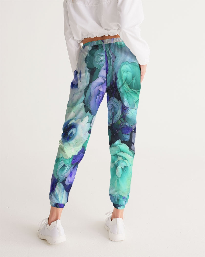 Aqua Flowers Women's Track Pants