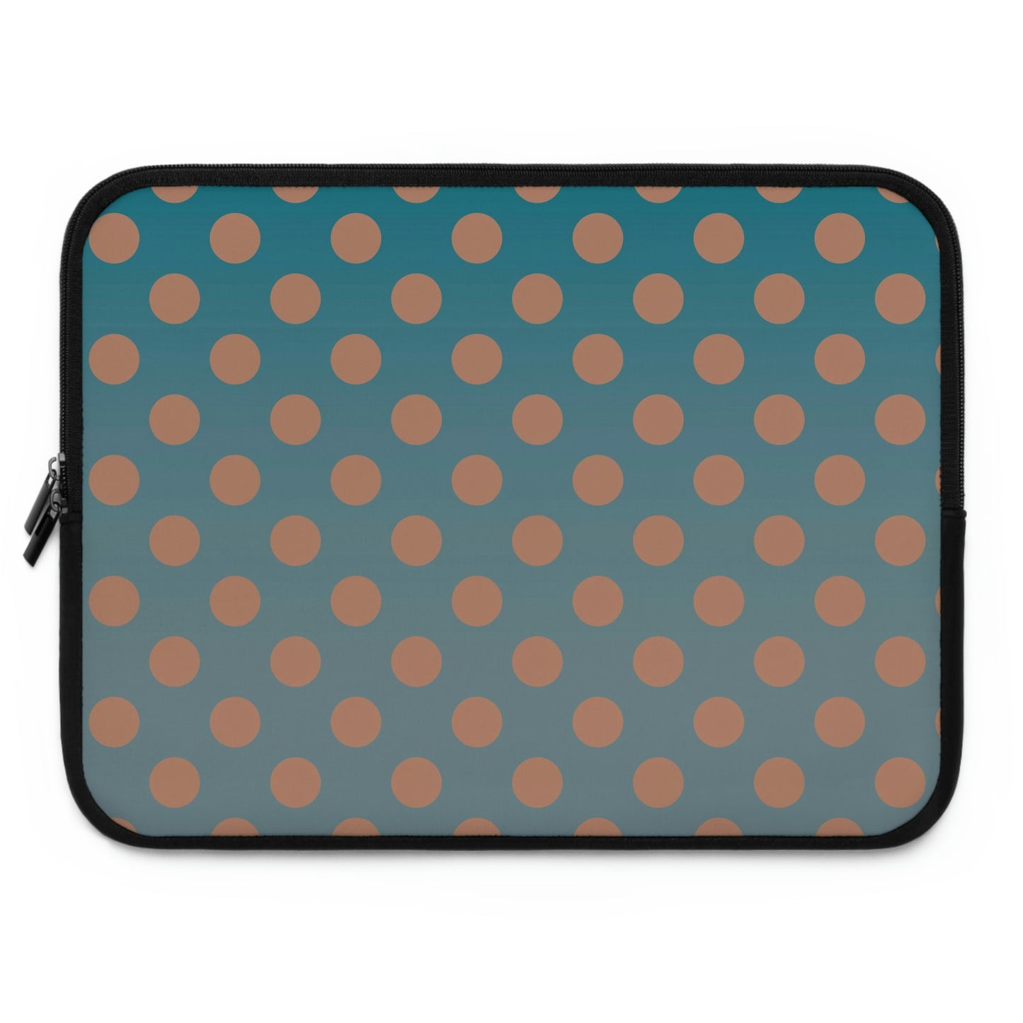 Denim and Brown Polkadots Laptop Sleeve