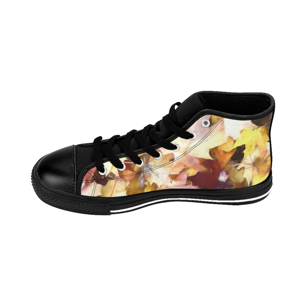 Fall Leaves Bright Women's High-top Sneakers