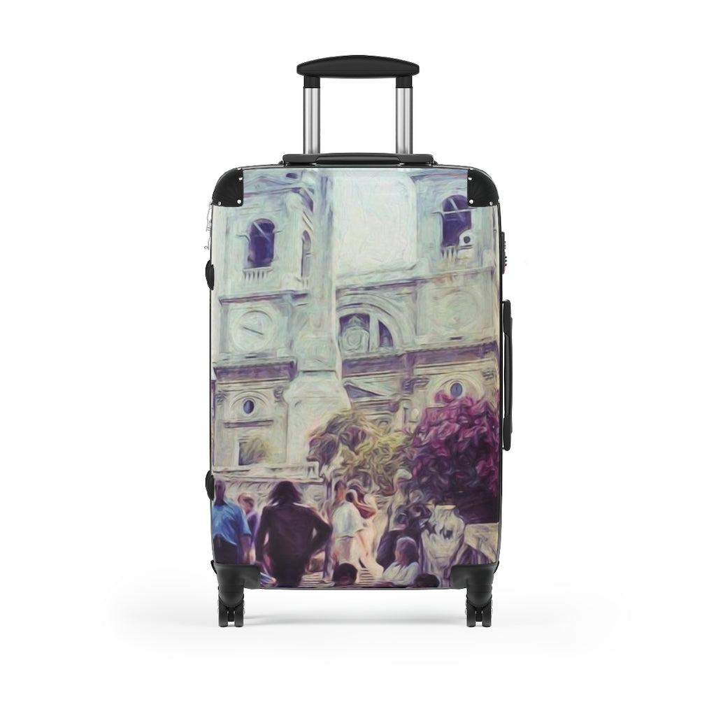Spanish Steps In Rome Suitcases