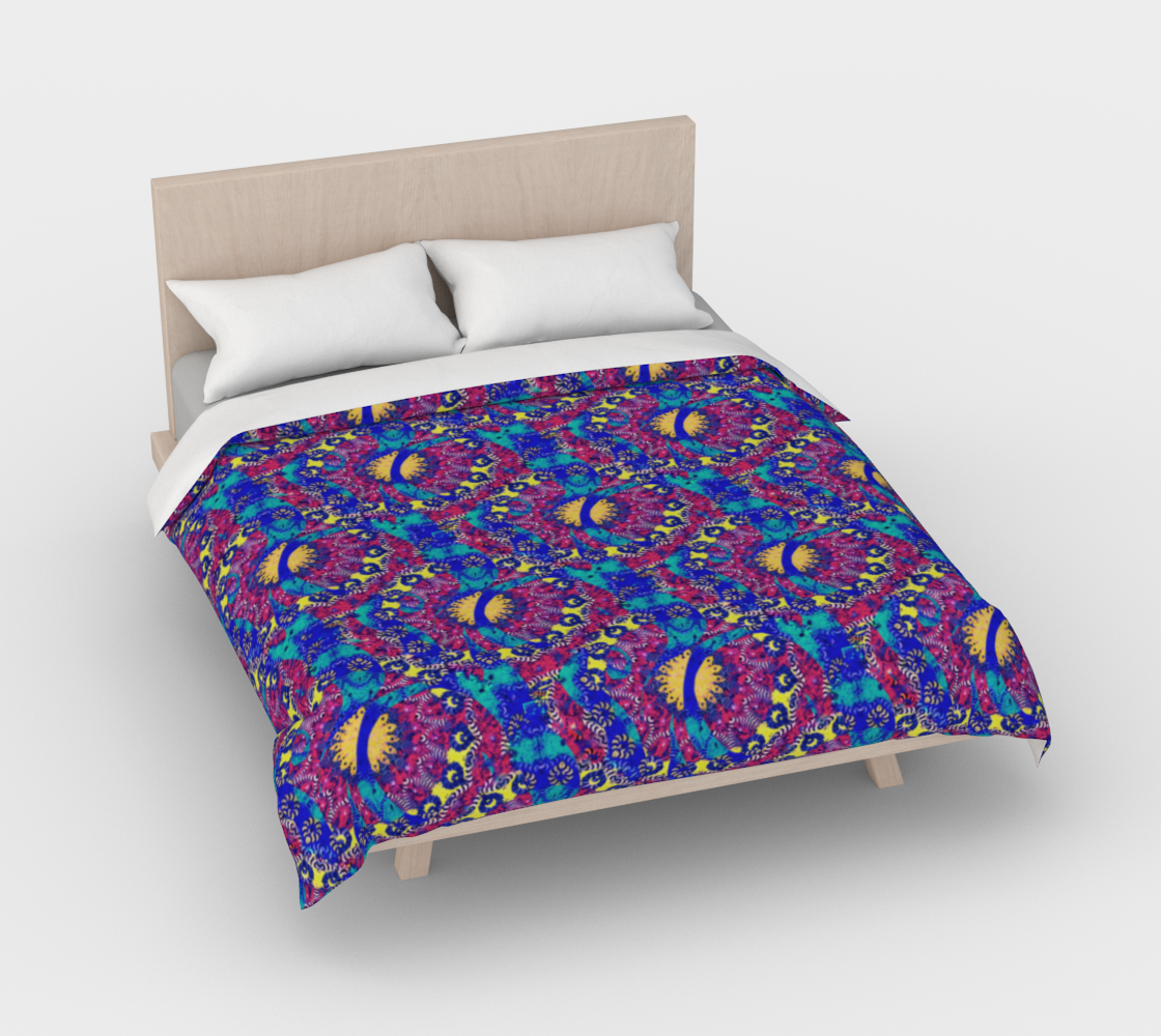 Caribbean Graffiti Duvet Cover