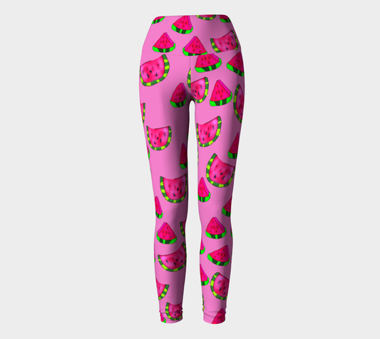 Watermelon Pattern Yoga Leggings