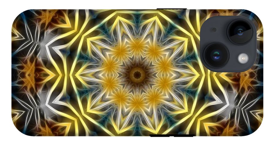 Abstract Daisies Kaleidoscope - Phone Case