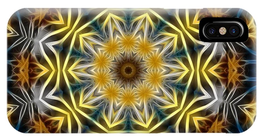 Abstract Daisies Kaleidoscope - Phone Case