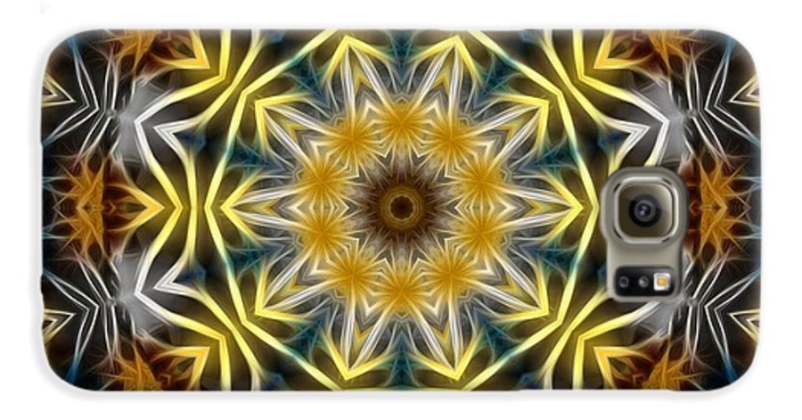 Abstract Daisies Kaleidoscope - Phone Case