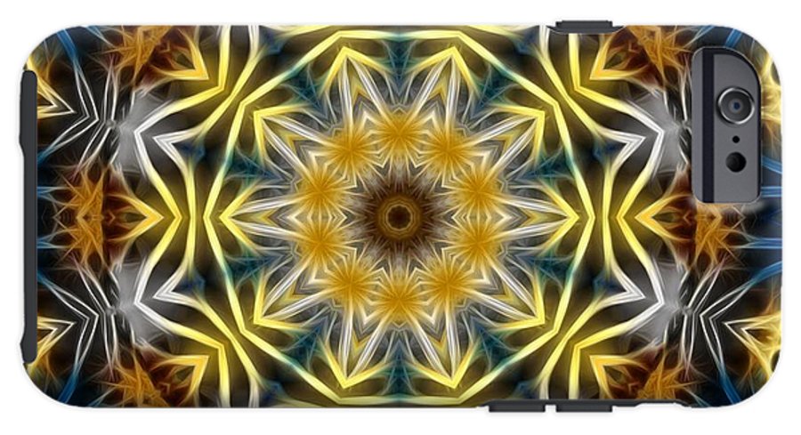 Abstract Daisies Kaleidoscope - Phone Case