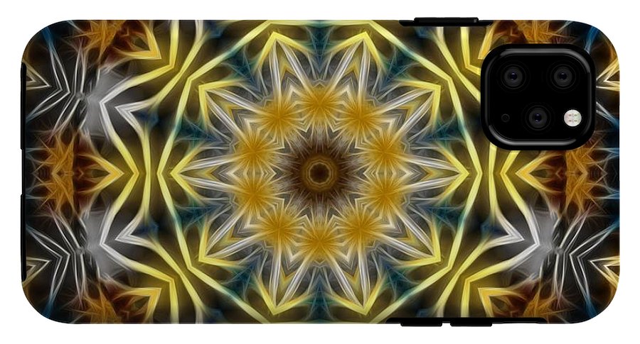 Abstract Daisies Kaleidoscope - Phone Case
