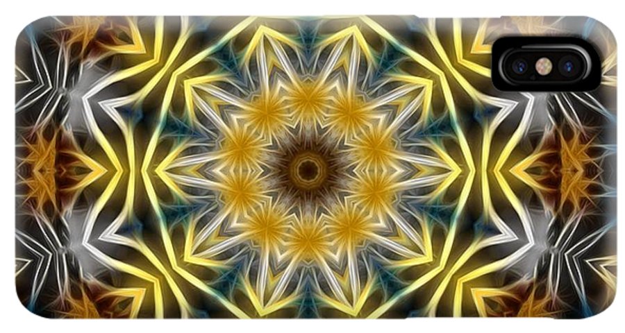 Abstract Daisies Kaleidoscope - Phone Case