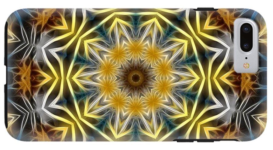 Abstract Daisies Kaleidoscope - Phone Case
