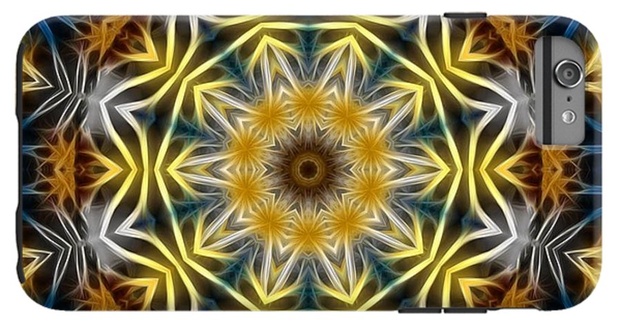 Abstract Daisies Kaleidoscope - Phone Case