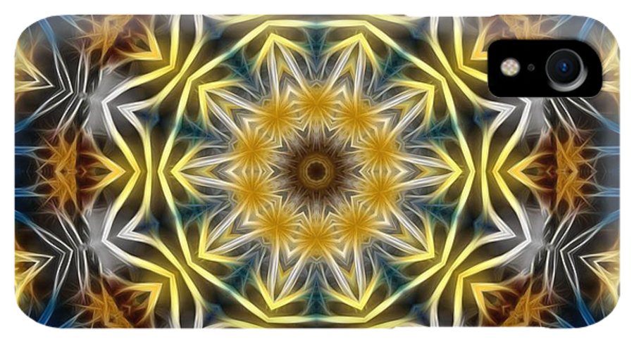 Abstract Daisies Kaleidoscope - Phone Case