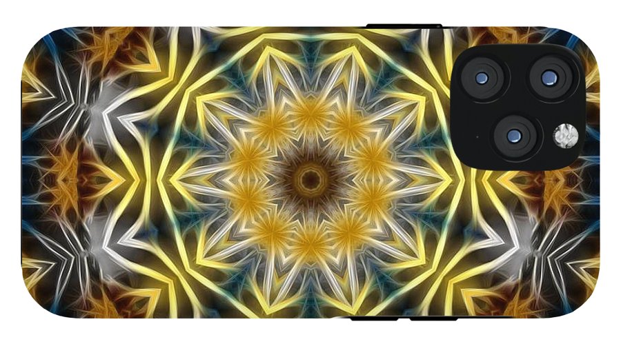 Abstract Daisies Kaleidoscope - Phone Case