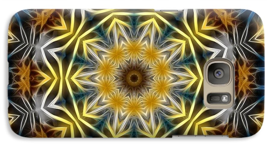 Abstract Daisies Kaleidoscope - Phone Case