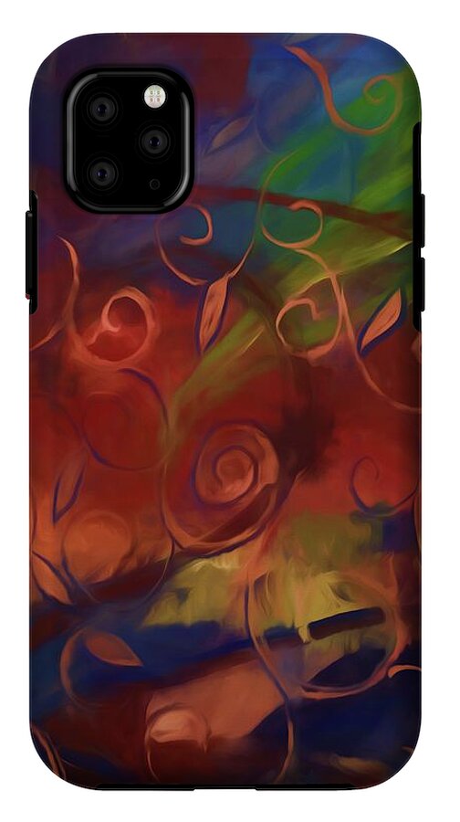 Abstract Fall Swirls - Phone Case