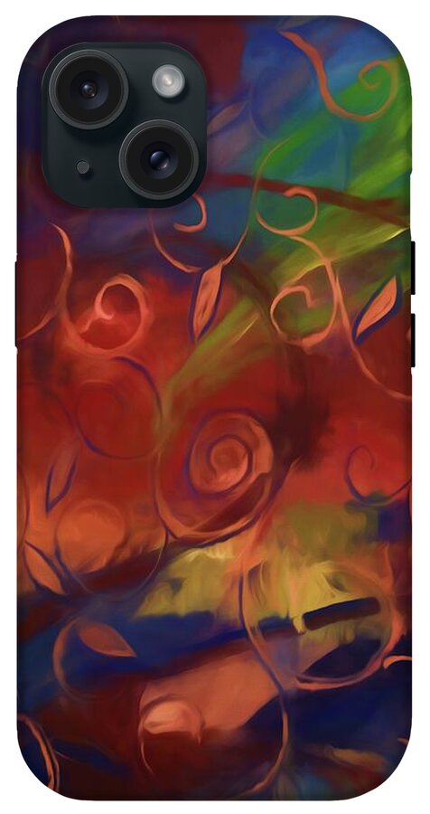Abstract Fall Swirls - Phone Case
