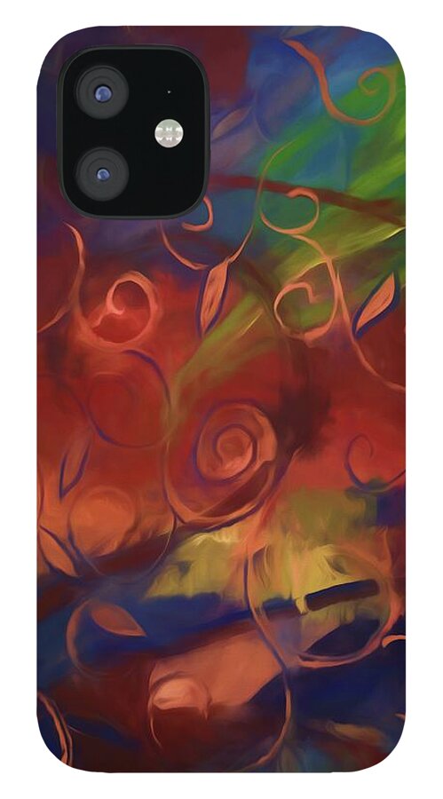Abstract Fall Swirls - Phone Case