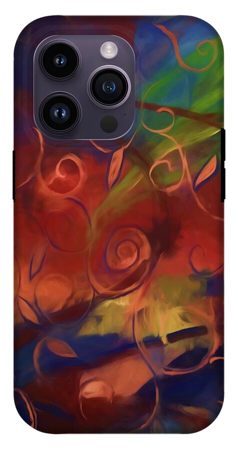 Abstract Fall Swirls - Phone Case