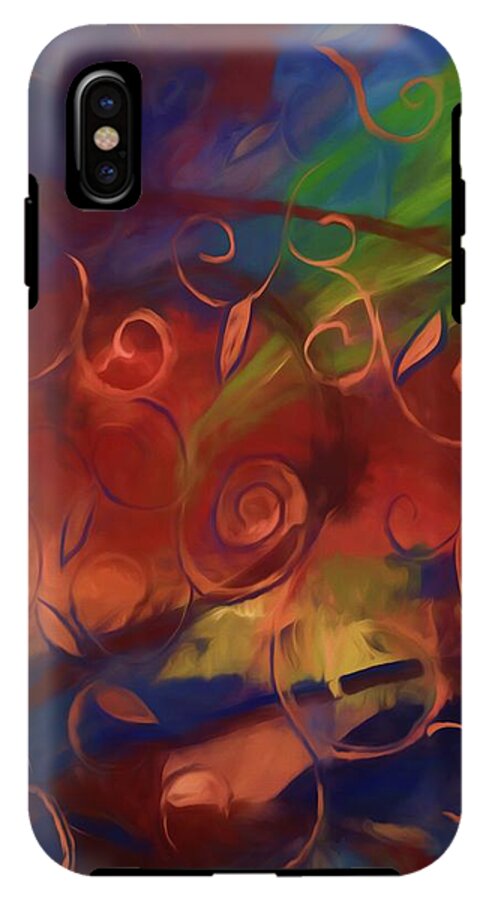 Abstract Fall Swirls - Phone Case
