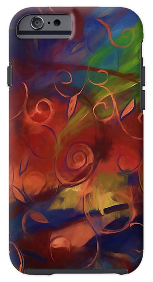 Abstract Fall Swirls - Phone Case