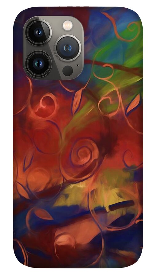 Abstract Fall Swirls - Phone Case