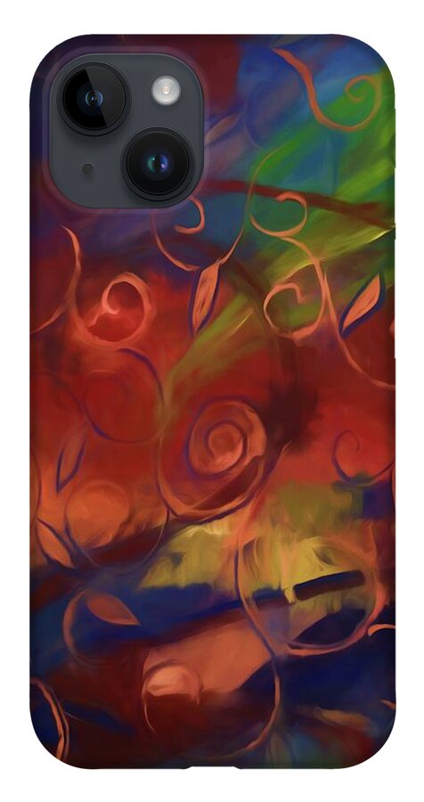 Abstract Fall Swirls - Phone Case