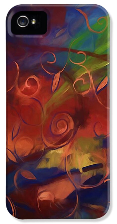 Abstract Fall Swirls - Phone Case