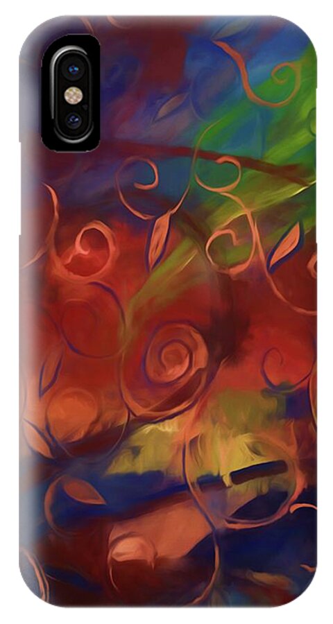 Abstract Fall Swirls - Phone Case