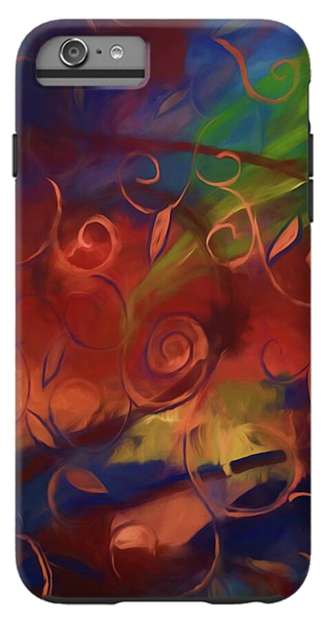 Abstract Fall Swirls - Phone Case