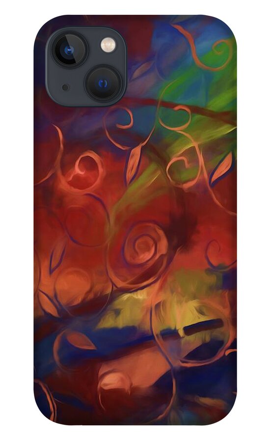 Abstract Fall Swirls - Phone Case